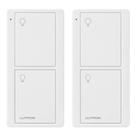 Pico Remote Lutron para Caseta Smart Switch, 2 botões, branco