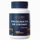 Picolinato de Cromo 350mcg Matéria Prima Importada - Doce 60 ou 120 Cápsulas
