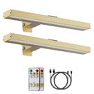 Picture Lights MIOBLUE, pacote com 2 unidades, controle remoto recarregável de 40,5 cm