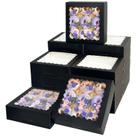 Pie Boxes Bakepacker Black 55 unidades 20x20x6cm, fáceis de montar