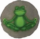 Piedra decorativa de jardín Spoontiques rana de yoga