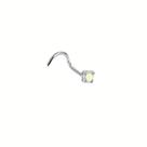 Piercing Aço Cirurgico Nariz Nostril Rainbown Zirconia