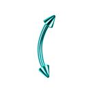 Piercing Aço Cirurgico Sobrancelha Tragus Spikes Rook Color(VERDE) Piercing Aço Cirurgico Sobrancelha Tragus Spikes Rook Color(VERDE)