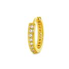 Piercing Argola Articulada com Zircônias Cravejadas Dourada