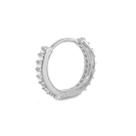 Piercing Argola Articulada com Zircônias Cravejadas Prata
