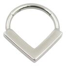 Piercing Argola Click Triangulo Liso Titânio Antialérgico Piercing Argola Click Triangulo Liso Titânio Antialérgico