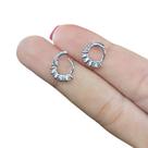 Piercing Argola Clicker com Zircônia Cristal 8mm