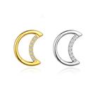 Piercing Argola Clicker Lua Titânio Zircônia Antialérgico
