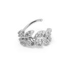 Piercing Argola Folha Com Zircônias de Torsão para Hélix Piercing Argola Folha Com Zircônias de Torsão para Hélix