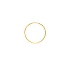 Piercing Argola Lisa 8mm Nostril Nariz em Ouro 18K amarelo 25714 K012