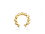 Piercing Argola Orelha Falso Fake Dourado Barato Bolinhas