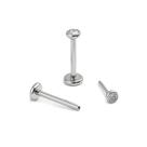 Piercing Australiano em Titânio Pin Push Com Zircônias Piercing Australiano em Titânio Pin Push Com Zircônias