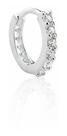 Piercing Cartilagem Brinco Argola Prata Pedra Zirconia 8 Mm Piercing Cartilagem Brinco Argola Prata Pedra Zirconia 8 Mm