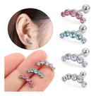 Piercing Cluster Para Helix Cartilagem Pedras De Strass