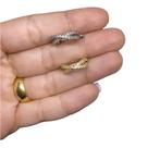 Piercing Conch 10mm Argolas Cruzadas Folheada a Ouro