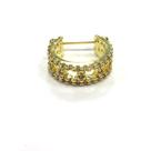 Piercing Conch Aço Banhado ouro PVD Gold Cartilagem Orelha Dourado