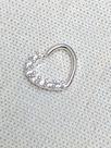 Piercing Coração cravejado de zircônias sup em Prata 925 - For Gift Store Piercing Coração cravejado de zircônias sup em Prata 925 - For Gift Store