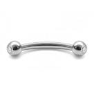 Piercing Curvo para Sobrancelhas em Aço Cirúrgico com Pedras Piercing Curvo para Sobrancelhas em Aço Cirúrgico com Pedras