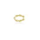 Piercing de Encaixe Torcido Via - Banho Ouro 18K