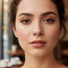 Piercing de Nariz Argola Cravejado em Prata 925 - Joia Elegante e Moderna