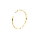 Piercing De Nariz Argola Ouro 18k 6mm Pequeno Delicado