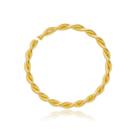 Piercing de nariz argola Torcido Ouro 18k Piercing de nariz argola Torcido Ouro 18k