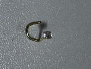 Piercing de nariz /c zirc 2mm