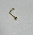 Piercing De Nariz Em Ouro 18k Com Bola