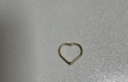 Piercing De Orelha CoraÃÃo Em Ouro 18k Piercing Cartilagem