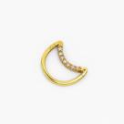 Piercing de Orelha Daith Lua Ouro 18k - 0.61