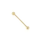 Piercing de Orelha Transversal Ouro 18k - 0.59