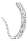 Piercing De Prata 925 Fake Cravejado