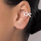 Piercing de pressão infinito zircônias de prata maciça 925