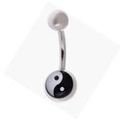 Piercing de umbigo Haste de Aço Inox, Yng Yang, Tony Coutry,