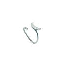 Piercing em Prata 925 Argola Meia Lua - Acessório Elegante e Sofisticado