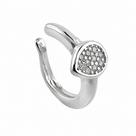 Piercing em Prata 925 Gota Fake com Zircônia - Joia Elegante