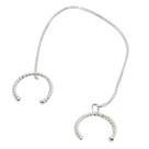 Piercing fake 2 em 1 interligado prata 925 - 256