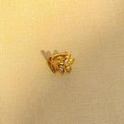 Piercing Fake de Orelha Folhas Dourado- Ajustável Sem Furo Jussara