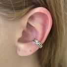 Piercing Fake Dourado Zirconia Colors Folheado A Ouro
