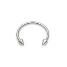 Piercing Ferradura Spike Aço Cirúrgico 1.2mm Piercing Ferradura Spike Aço Cirúrgico 1.2mm