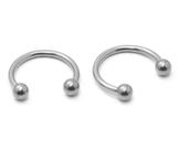 Piercing Ferradura Titânio Natural 1.2mm