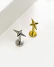 Piercing Labret com Mini Estrela em Titânio - Escolha sua Cor Piercing Labret com Mini Estrela em Titânio - Escolha sua Cor