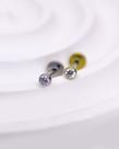 Piercing Labret com Zircônia Inglesa - Titânio - Joia Anodizada Personalizável