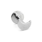 Piercing Labret Lua Aço Cirúrgico Rosca Interna Piercing Labret Lua Aço Cirúrgico Rosca Interna