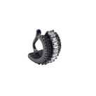Piercing Largo Luxo Baguetado Banhado a Ródio Negro - Semijoias