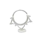 Piercing Mandala 10mm Prata 925 Orelha