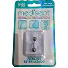 Piercing medisept umbigo esferas 1.6x9.5mm ms-34 prateado