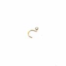 Piercing Nariz Ganchinho Ouro 18K Ponto de Luz 1.90mm Brilhante de Zircônia 25805 Piercing Nariz Ganchinho Ouro 18K Ponto de Luz 1.90mm Brilhante de Zircônia 25805