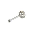 Piercing Nariz Nostril Aço Cirurgico Zirconia Ponto De Luz