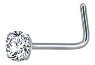Piercing Nariz Nostril Pedra Zirconia 2 Mm Pt De Luz Haste L Piercing Nariz Nostril Pedra Zirconia 2 Mm Pt De Luz Haste L